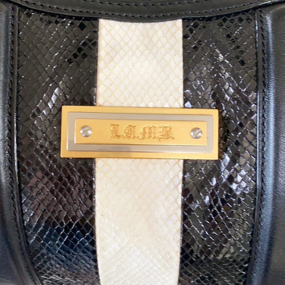 L.A.M.B. | Y2K Dorset Leather Embossed  Hobo Bag - Picture 3 of 13
